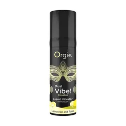 Orgie Dual Vibe Vibe jestivi gel! sa ukusom koktela Lemon gin i tonic 15ml