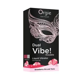 Orgie Dual Vibe Vibe jestivi gel! sa ukusom koktela Stravberri Gin and Tonic 15ml