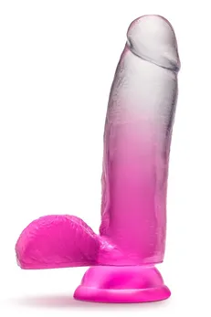 Ružičasti Dildo Sugar Magnolia - 17,1 cm
