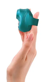 Stimulator klitorisa na prst Love to Love KISSCOOL-IRIDESCENT TEAL