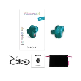 Stimulator klitorisa na prst Love to Love KISSCOOL-IRIDESCENT TEAL