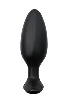 Analna čaura lovense Hush 2 (m), silikon, Crna, 13,5 cm