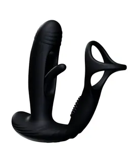 Pulse crni inovativni masažer prostate sa funkcijom oscilacije