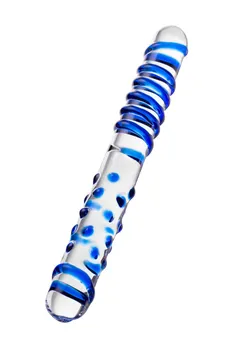 Sekus Glass dvostrani Dildo, staklo, prozirno, 22 cm (912087)