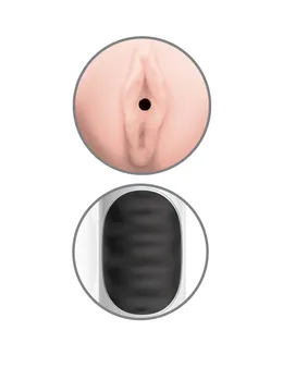 Vibracioni vagina sa mekom tubom Pipedream Extreme Toyz Mega Grip Vibrating Stroker Pussy