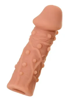 Realistička mlaznica na falusu, sa pupčanim klinovima, veličina M, Ektreme Sleeve