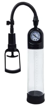 Crna vakuum pumpa a-Tois sa meračem i prozirnom sijalicom