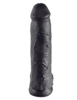 Crni dildo-gigant 12 Cock with Balls-30,5 cm.