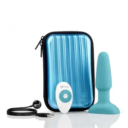 B-Vibe Analni premium pluta sa plavim efektom rimminga