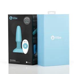 B-Vibe Analni premium pluta sa plavim efektom rimminga