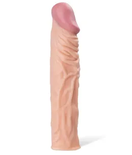 Dodatak za penis TOIFA a-Tois, Softskin, telesni, 19,5 cm