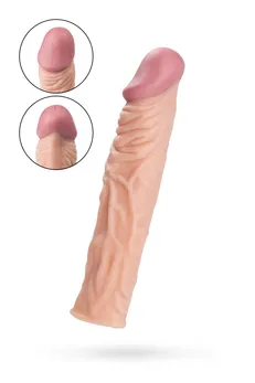 Dodatak za penis TOIFA a-Tois, Softskin, telesni, 19,5 cm