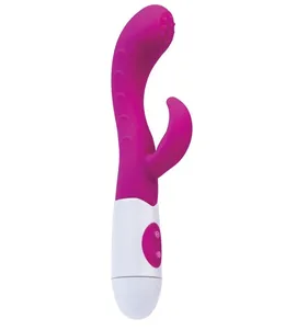 Vruće ružičasti Nessi vibrator sa klitorisnim stimulatorom .