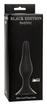 Analni čep Slim Anal Plug large Black 4205-01Lola