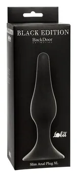 Analni čep Slim Anal plug XL Black 4204-01lola