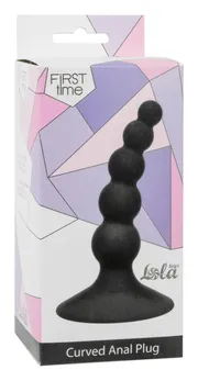 Analni čep Ribbed Plug Black 4108-03Lola