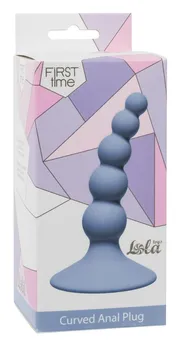 Analni čep Ribbed plug Blue 4108-02lola