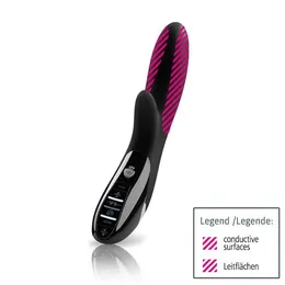 Vibracioni masažer sa električnom stimulacijom Mistim Daring Danni estim Vibrator, Black Edition