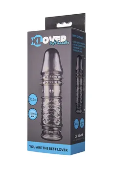 Toifa Klover mlaznica, za povećanje veličine, TPE, Crna prozirna, 13,5 cm