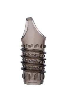 Toifa Klover mlaznica, za povećanje veličine, TPE, Crna prozirna, 10,5 cm