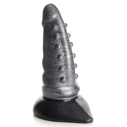 Siva fantazija Dildo Beastly Tapered bumpy Silicone Dildo-21 cm.