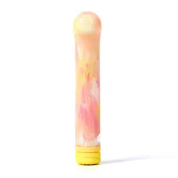 Beiourlover Magic Cane kompaktni vibrator od stakla, žuti