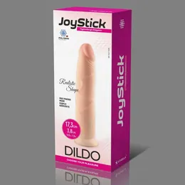 Telesni Dildo Joistick na usisnoj čaši - 17,3 cm.
