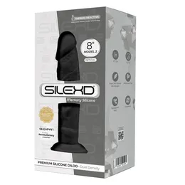 Crni dildo na usisnoj čaši model 2-19,7 cm