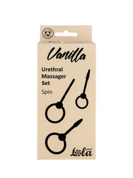 Vanilla spin set uretralnih masažera
