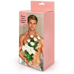 FALLOIMITATOR l radnog dela 160 mm d 37 mm, boja gola, PVC art. ER-30058 LE