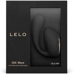 Lelo-Ida Wave Black-vibracioni masažer sa kontrolom preko aplikacije, 9.3 cm (Crna)
