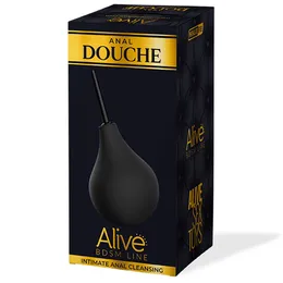Черный анальный душ anal douche