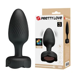 Analni vibracioni stimulator sa pozadinskim osvetljenjem Pretti Love bi-040183