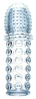 Prozirna zatvorena mlaznica za penis - 13,5 cm.