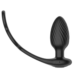 Analna vibraciona kutija Nekus Tornado vith Cock Ball Rings sa funkcijom rotacije, Crna