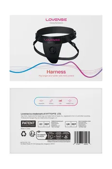 Lovense univerzalne gaćice za Lapis Strapon, spandek, Crna