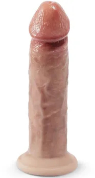 SILEKD model 1 Premium Real Skin telesni Dildo-19 cm