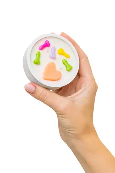 Unutrašnja sveća Pecado BDSM okrugla romantična Večer gr. 80