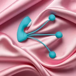 Vakuumski stimulans sa Iouvic vaginalnim vibracijama, tirkizno