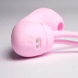 Vakuumski stimulans sa Iouvic vaginalnim vibracijama, roze