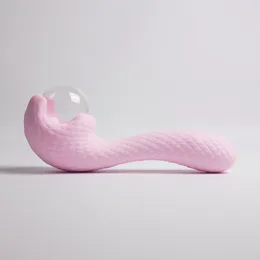 Vibracioni masažer sa delikatnim iouvic strujama, roze