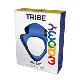 Plavi prsten za erekciju Vooomi Tribes sa vibracijama