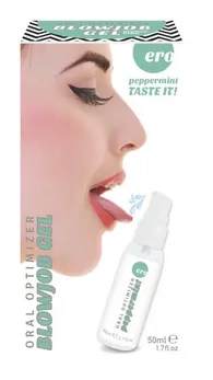 Увлажняющий гель для орального секса с ароматом мяты .