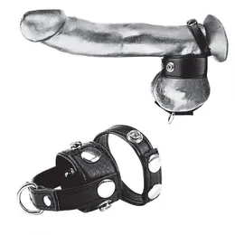 Težina skrotuma i penisa Cock Ring With 1 Ball Stretcher And Optional Weight Ring