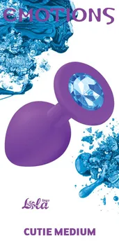 Emotions Cutie Medium Purple light blue crystal 4012-05Lola