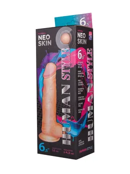 Dildo Human Stile na usisnoj čaši, l 160 mm d 42 mm art. 611306