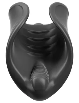 Vibrating Silicone stimulator crni masturbator sa vibracijom