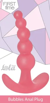 Analni čep Bubbles Anal Plug Pink 5001-01lola