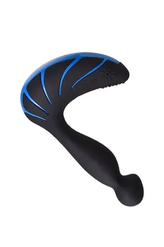 Erotist treći stimulator prostate, silikon, crni, 15,7 cm