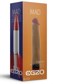 Realistični multi-speed vibrator bez skrotuma Mad Rocket .